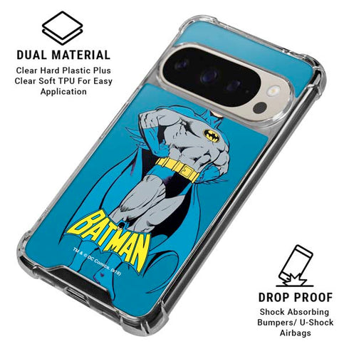 DC Comics Batman Portrait Pixel 9/9 Pro Clear Case